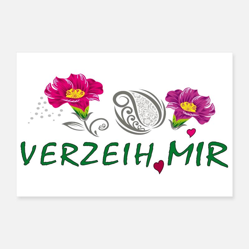 Verzeih Mir  Poster 30x20 cm