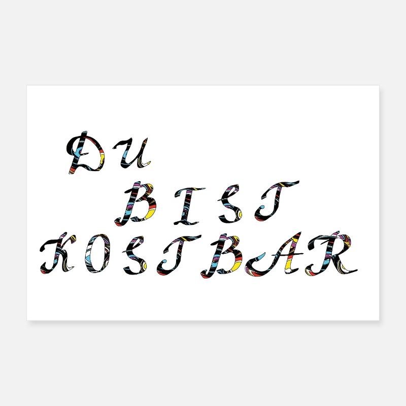 You are precious Poster 12" x 8" (30x20 cm)