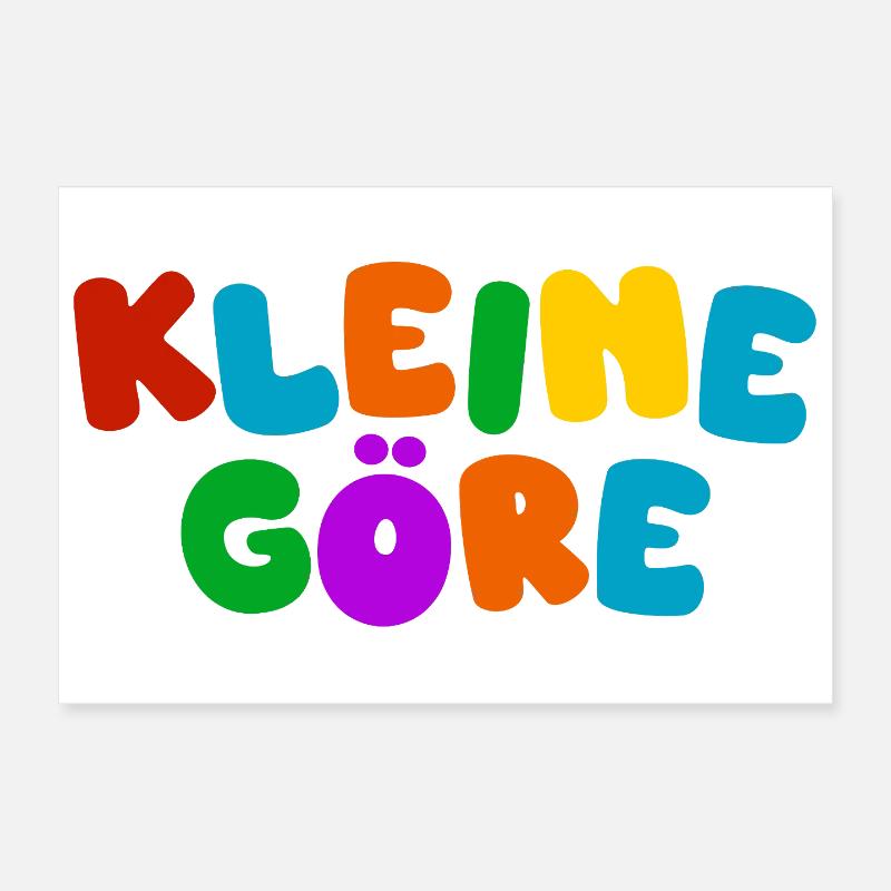 Kleine Göre - Farbexplosion Poster 30x20 cm