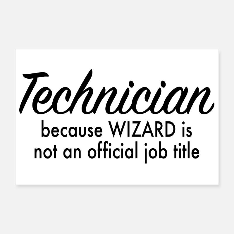 Techniker Poster 30x20 cm