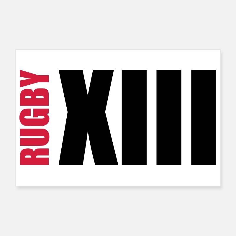 Rugby Poster 30x20 cm