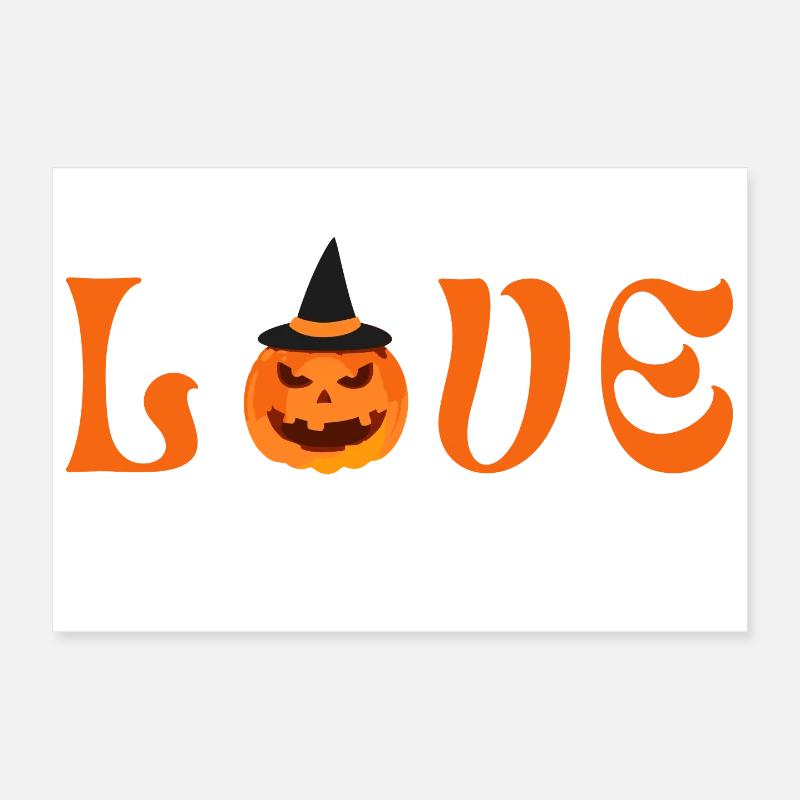 Love halloween Poster 30 x 20 cm
