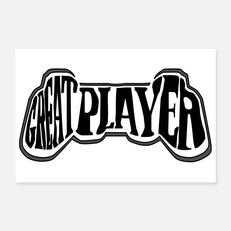 great player Poster 30 x 20 cm