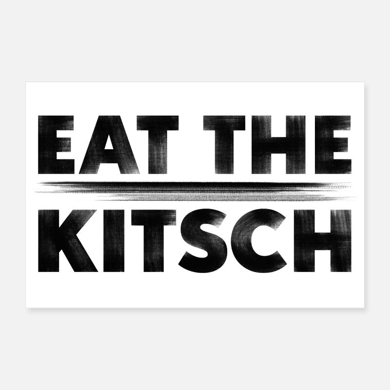 ISS DEN KITSCH Poster 30x20 cm
