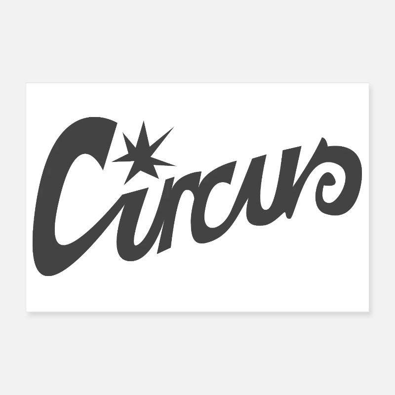 Lettrage « Circus » Poster 30 x 20 cm