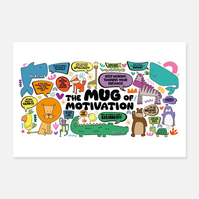 Coupe de motivation Poster 30 x 20 cm