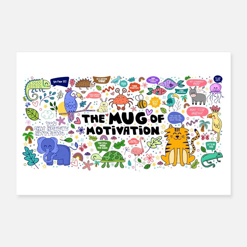 Coupe de motivation Poster 30 x 20 cm
