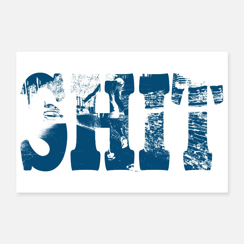 Merde Poster 30 x 20 cm