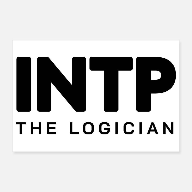 INTP – Le Logicien | Design minimaliste Poster 30 x 20 cm