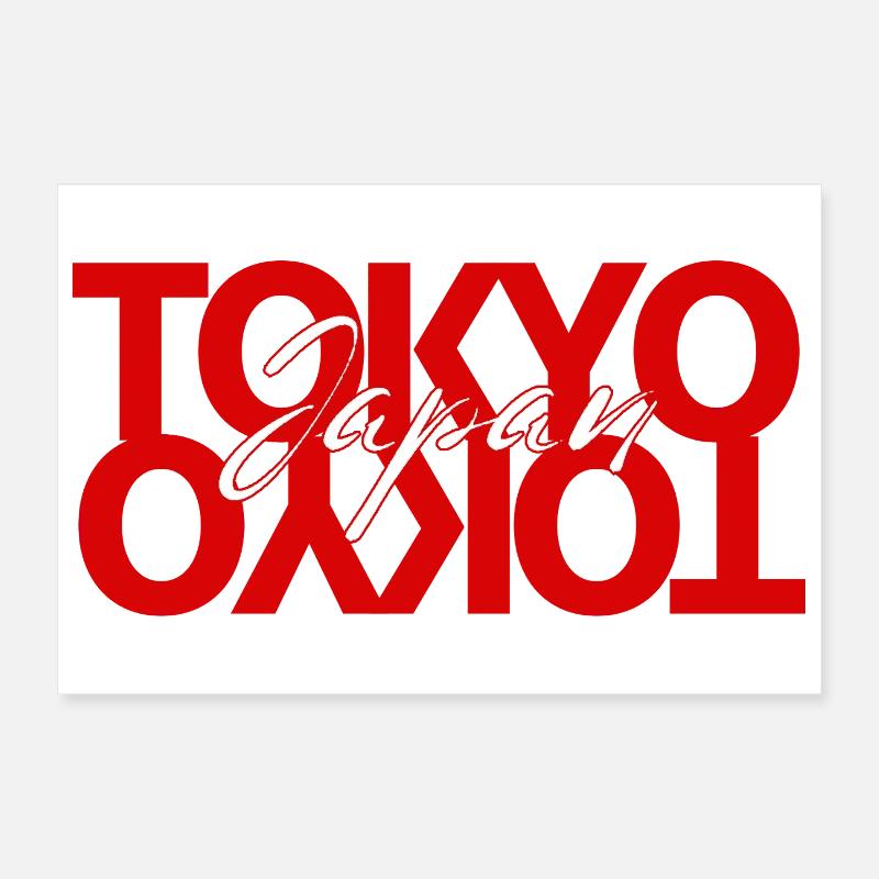 Tokyo 2021 Japan Style Poster 12" x 8" (30x20 cm)