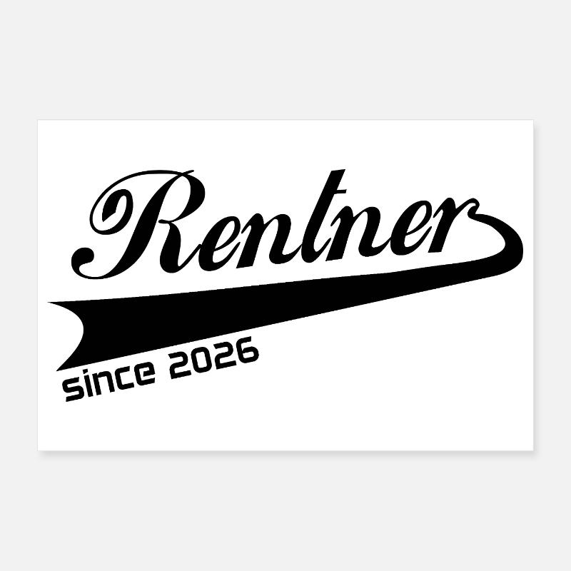 T-shirt Retraité 2026 Retraité Retraité, Mug Poster 30 x 20 cm