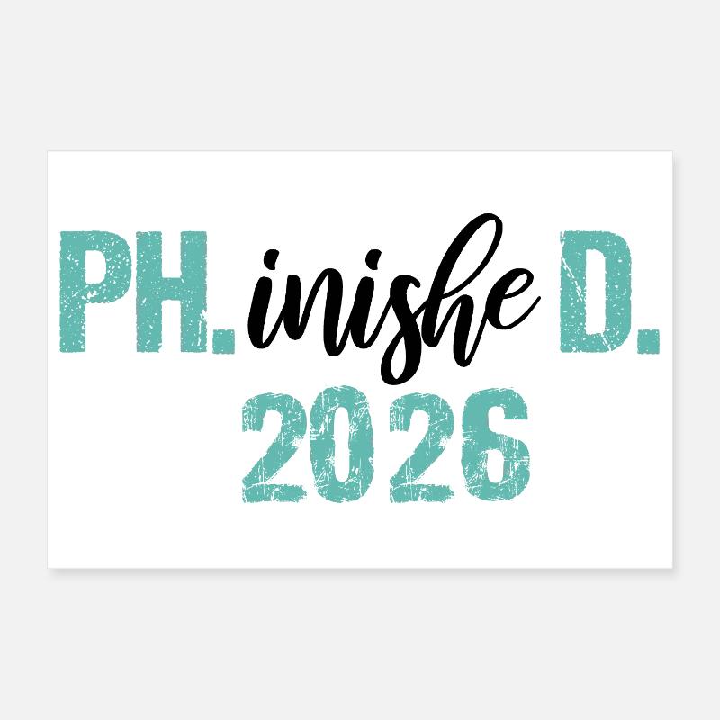 Doktor 2026 Abschluss Philister Dissertation Phd Poster 30x20 cm