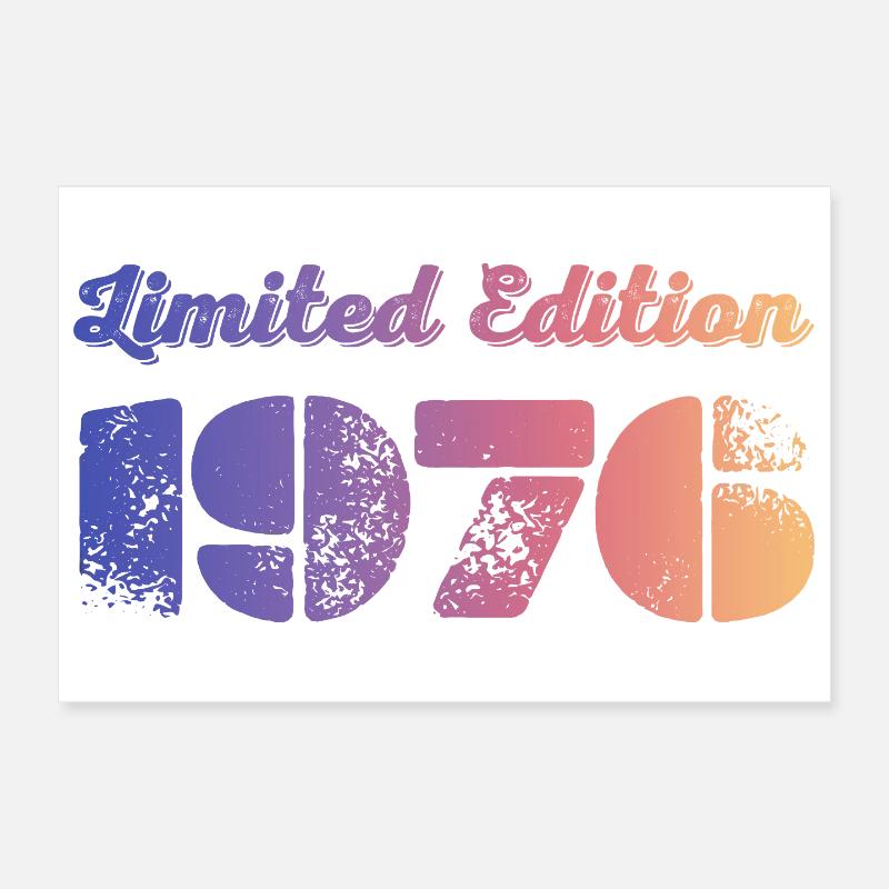 Millésime 1976 Poster 30 x 20 cm