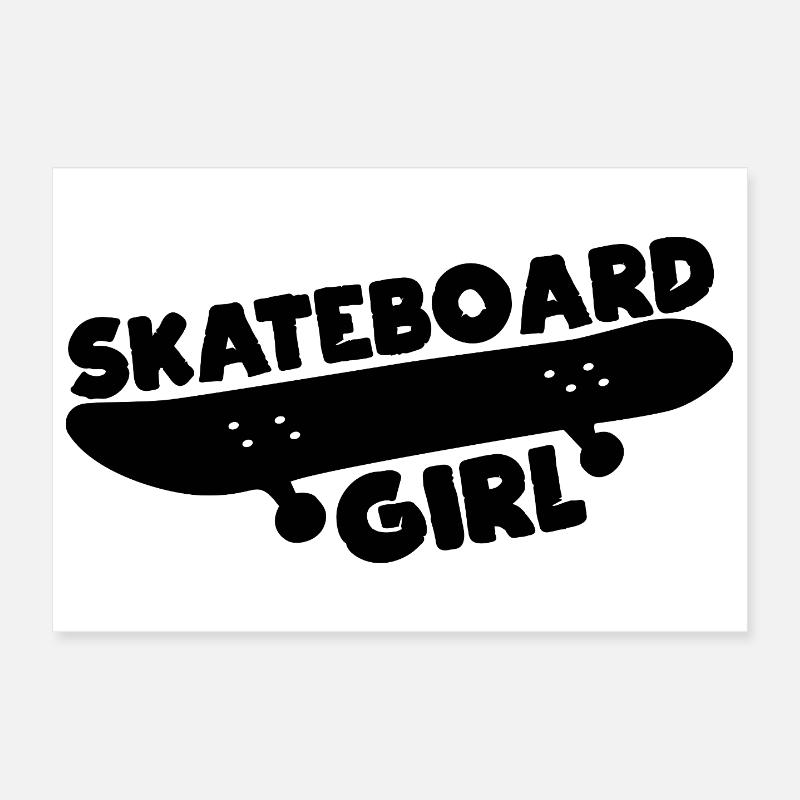 Skateur Poster 30 x 20 cm