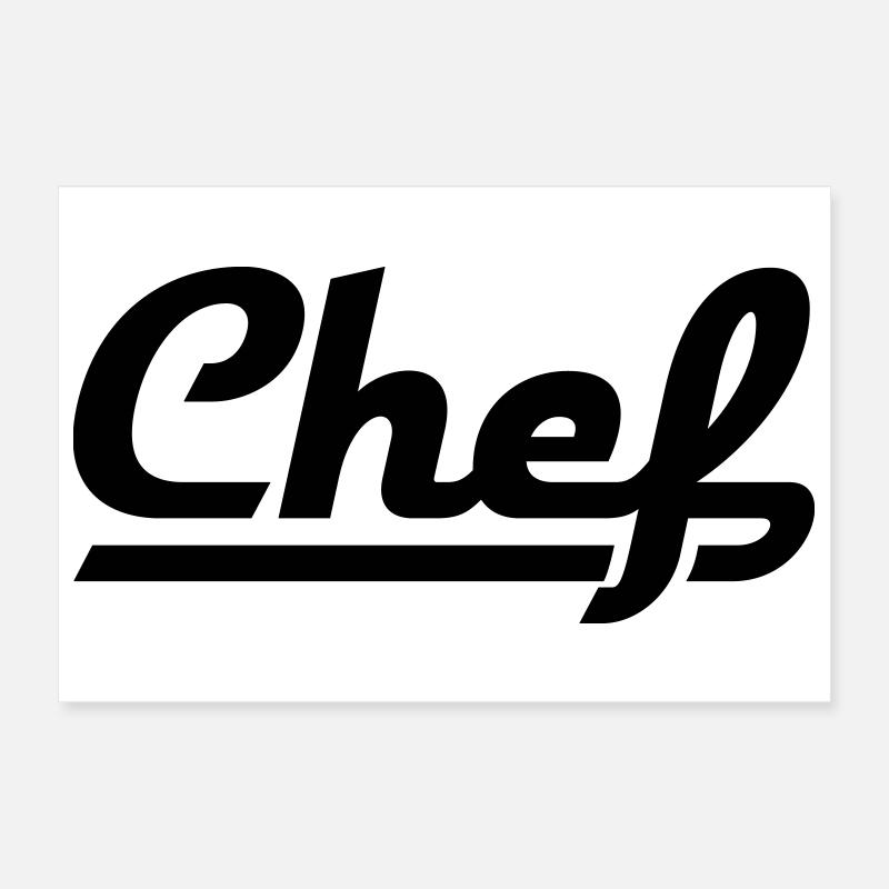 Chef Poster 30x20 cm