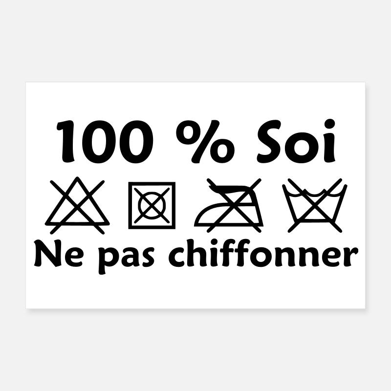 Zerknittern nicht Poster 30x20 cm