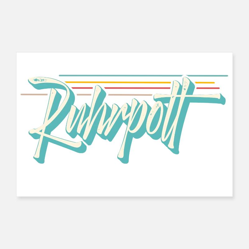 Ruhrpott Poster 30x20 cm