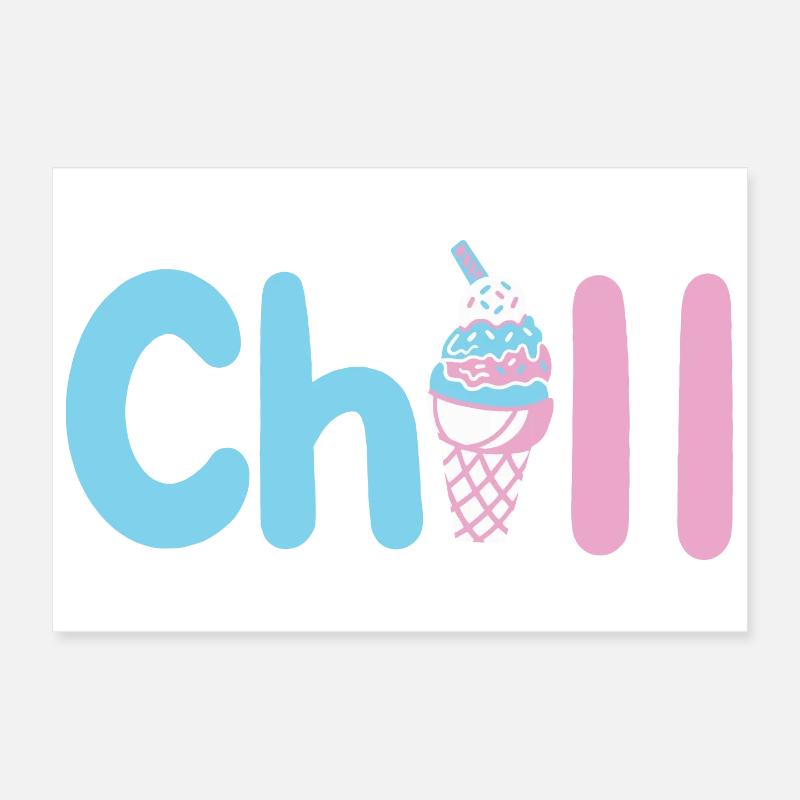 Eiscreme Sommer Poster 30x20 cm