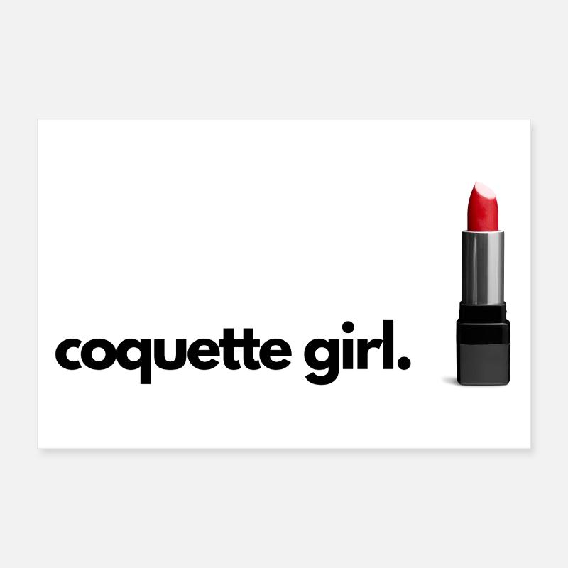 Coquette Mädchen Student Kit Kit Poster 30x20 cm