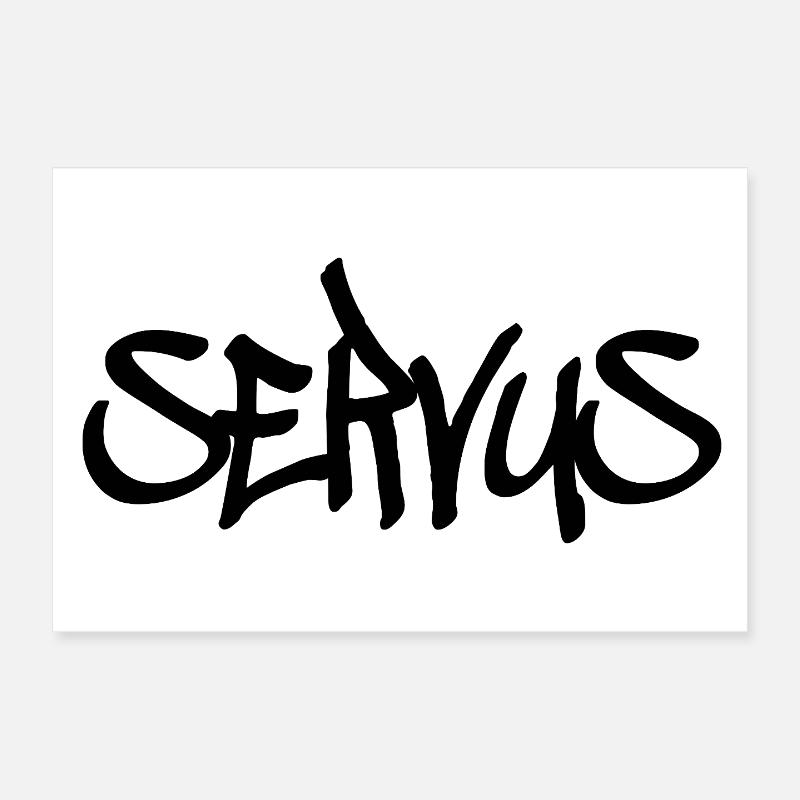 Servus (Tagter) Poster 30 x 20 cm