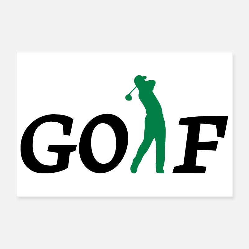 Golf Poster 30x20 cm