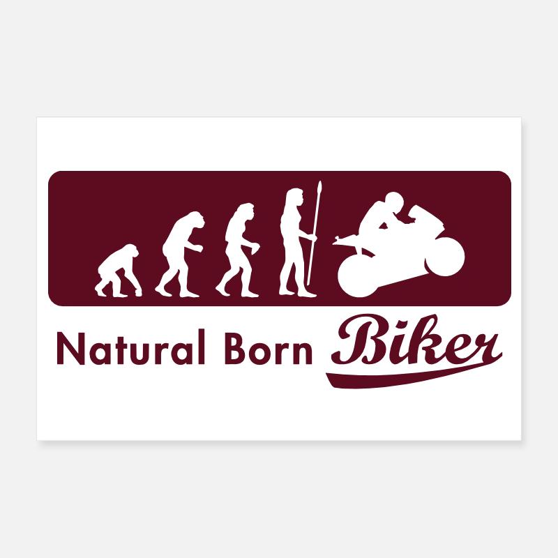 evolution_biker Poster 30 x 20 cm