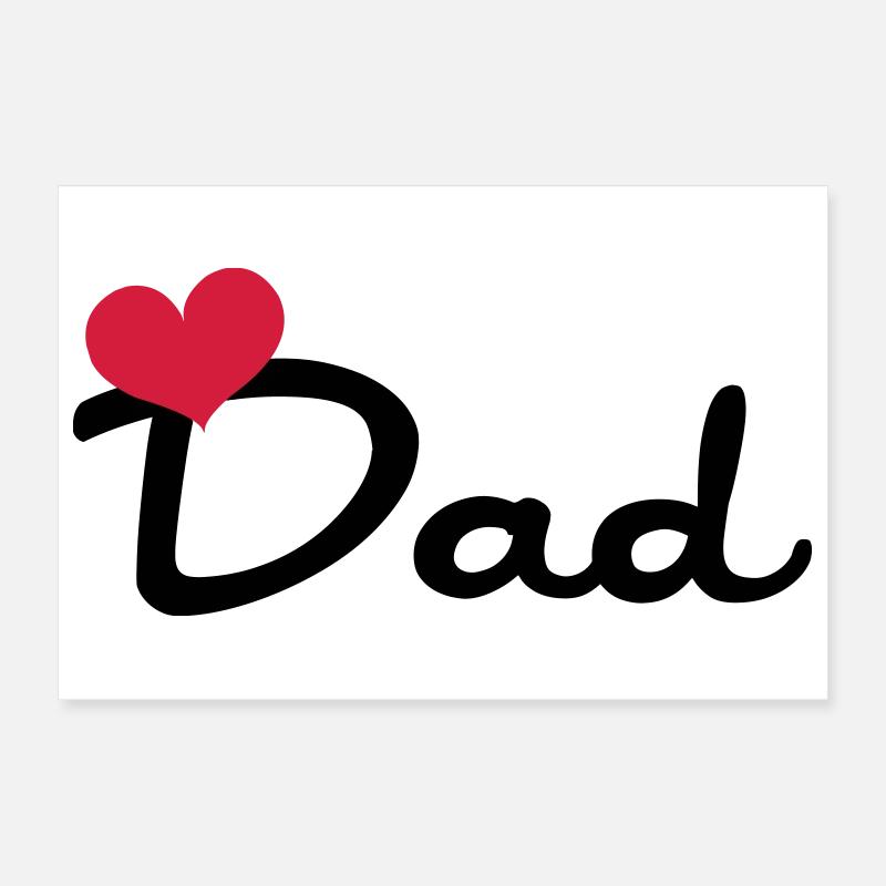 Dad Poster 30 x 20 cm