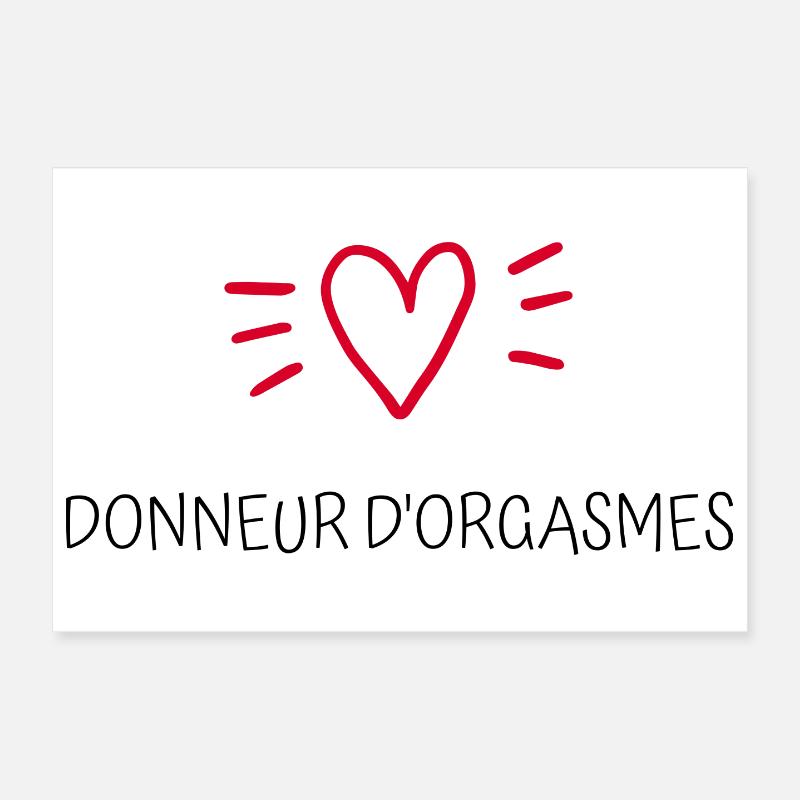 Donneur d'orgasmes Poster 30 x 20 cm