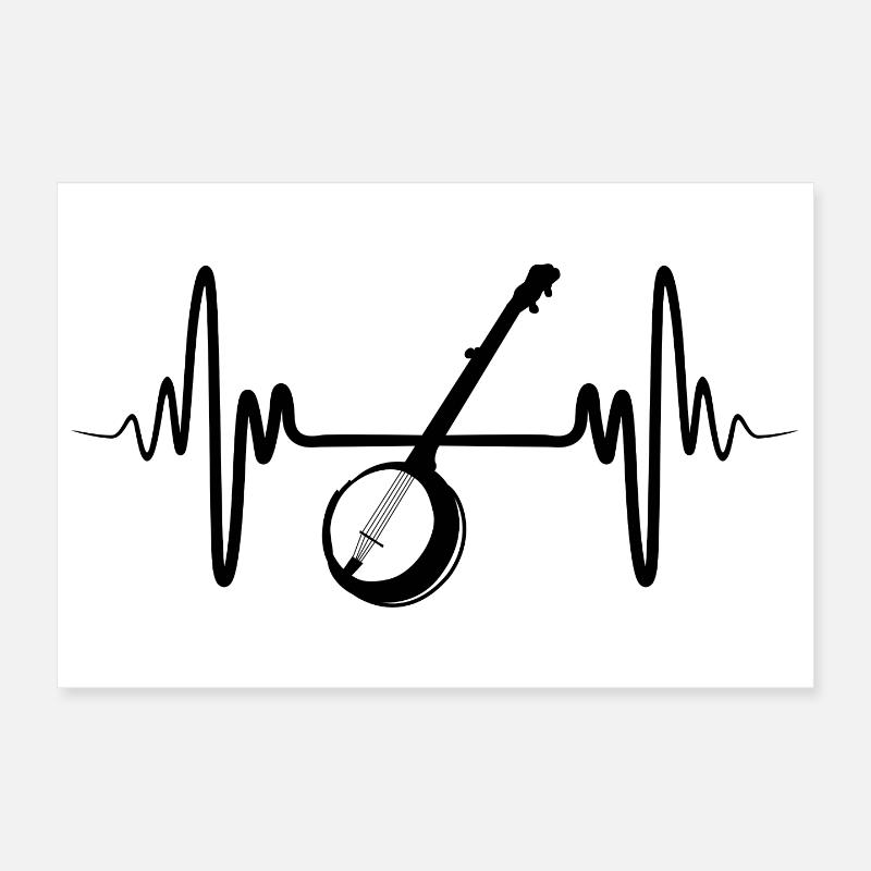 Banjo Poster 30 x 20 cm
