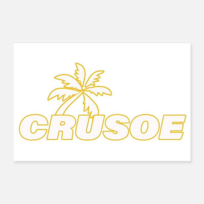 CRUSOE Poster 30x20 cm
