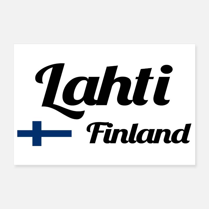 Lahti, Finlande - Imprimés élégants Poster 30 x 20 cm