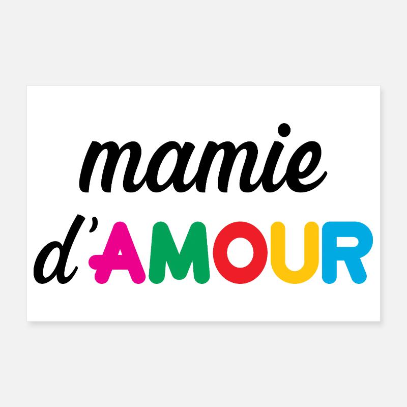 Mamie d'Amour Poster 30 x 20 cm