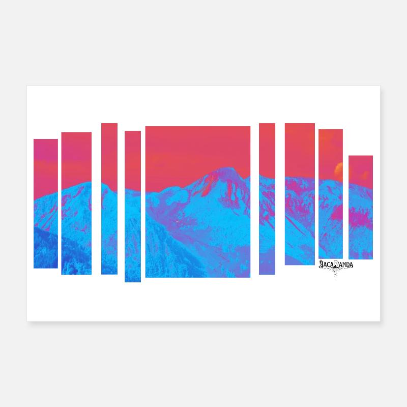 Jacaranda Berghitze Poster 30x20 cm