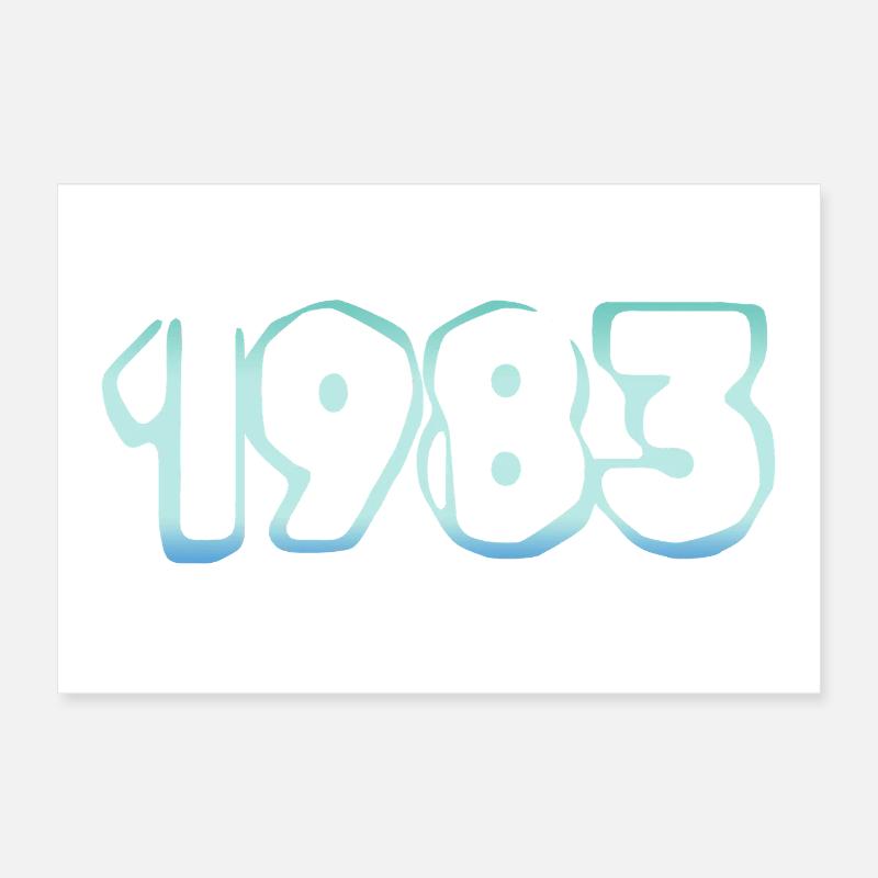 1983 1983 Poster 30x20 cm
