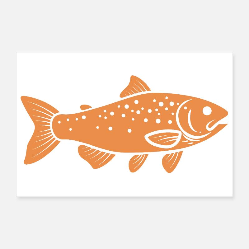 truite Poster 30 x 20 cm