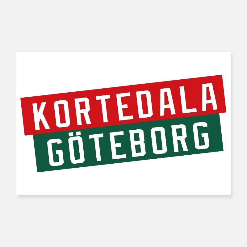 Bloc de couleurs Kortedala Göteborg Poster 30 x 20 cm