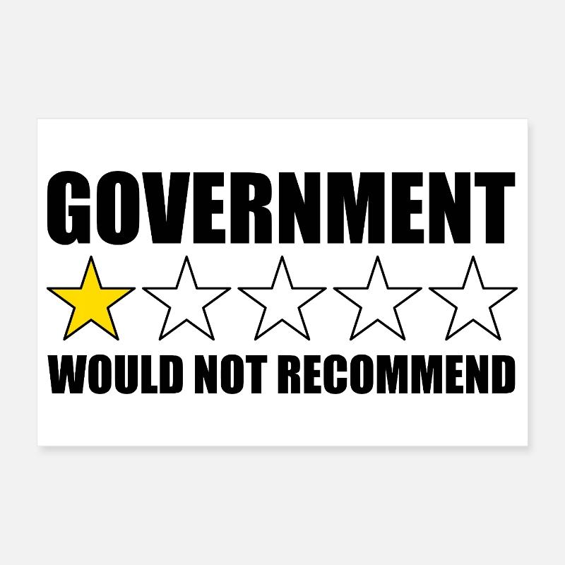 The government would not recommend it. Anti-Direction Poster 12" x 8" (30x20 cm)