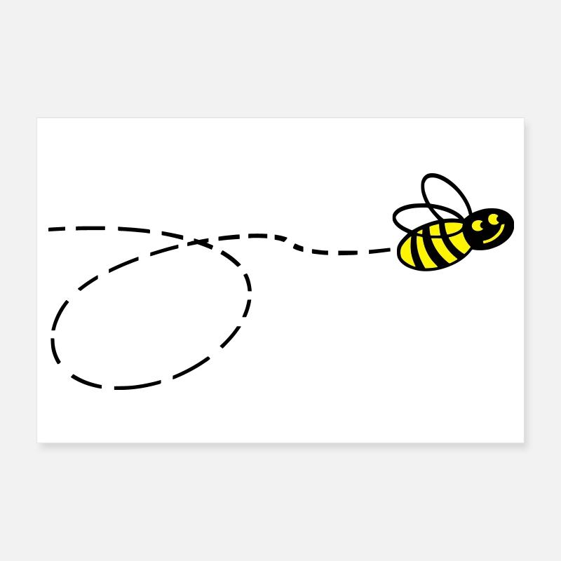 Flotte Biene 2 Poster 30x20 cm