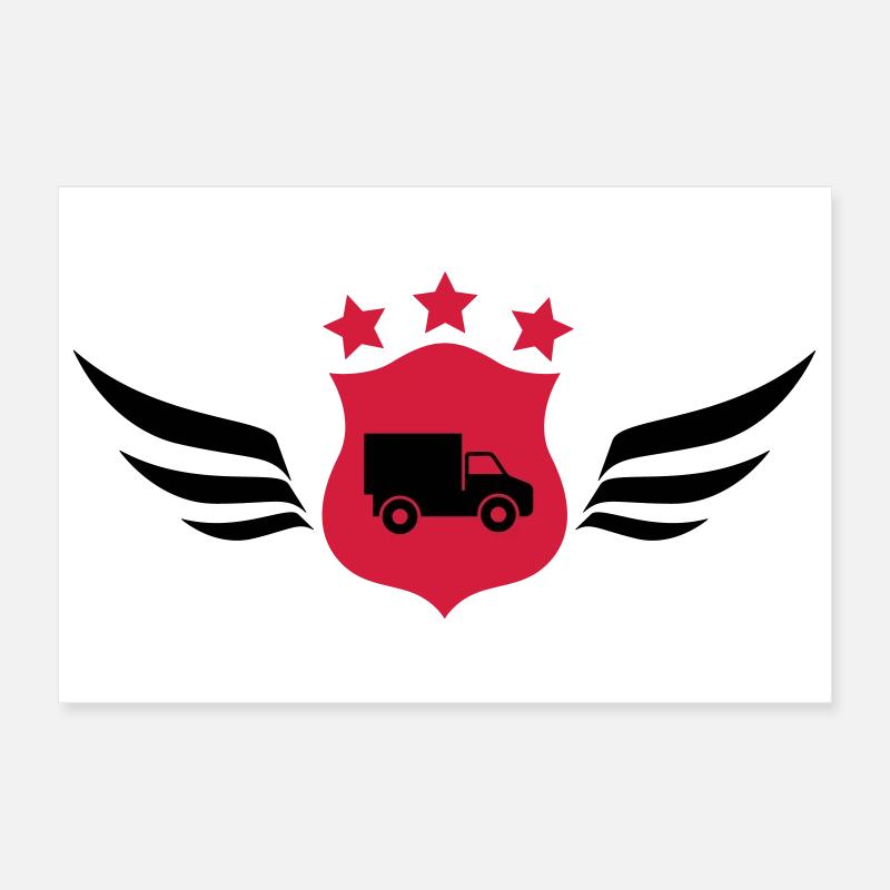 frachtführer / möbelpacker / mover / bewegen Poster 30x20 cm