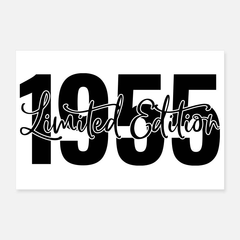 Edition limitée 1955 Poster 30 x 20 cm