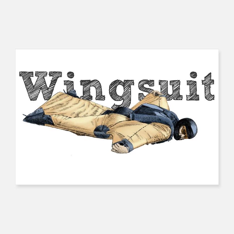 Combinaison ailée Poster 30 x 20 cm