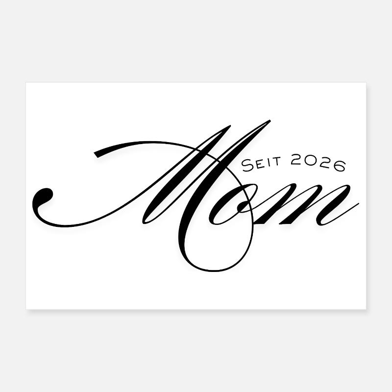 Maman 2026 - maman 2026 - Poster 30 x 20 cm - blanc