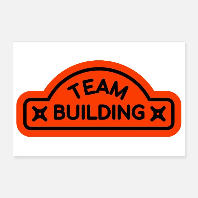 Teambuilding-Logodesign Poster 30x20 cm