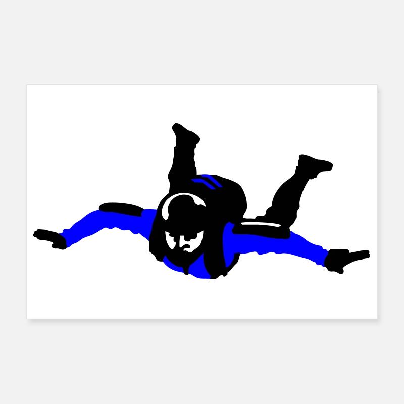 Parachutiste Poster 30 x 20 cm