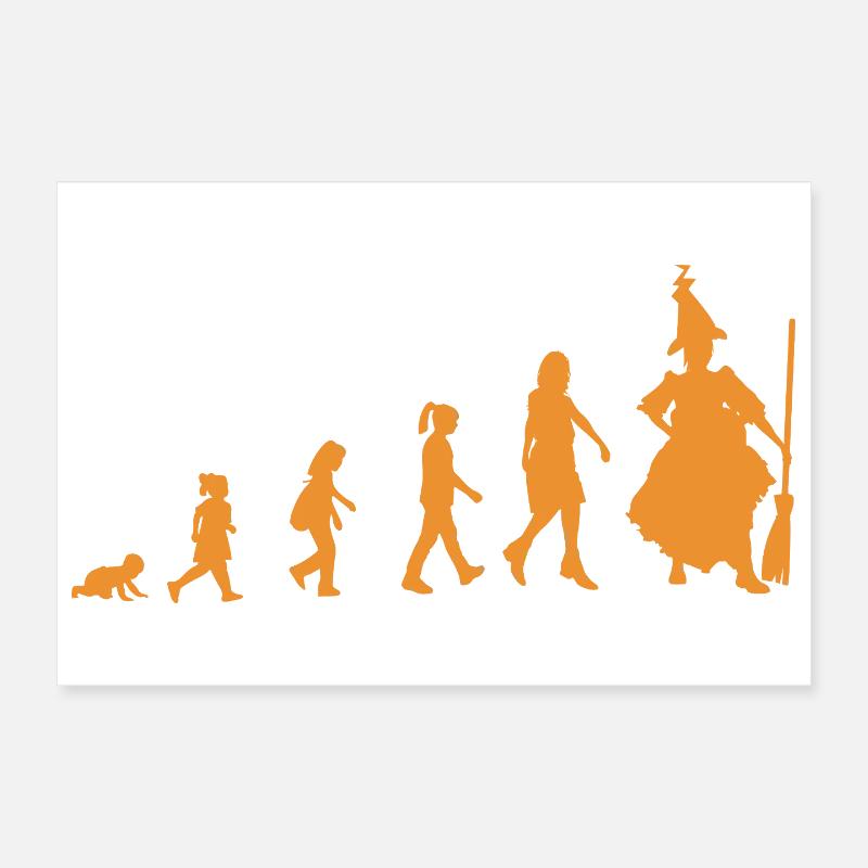 Development into a witch Poster 12" x 8" (30x20 cm)