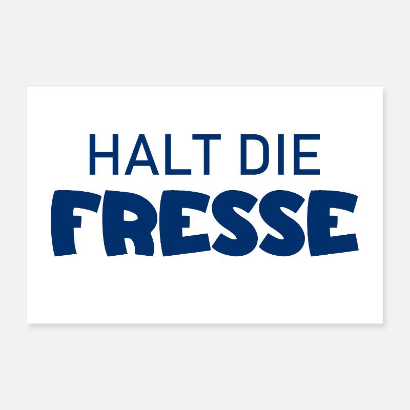 Shut Up - Cool Saying Poster 12" x 8" (30x20 cm)