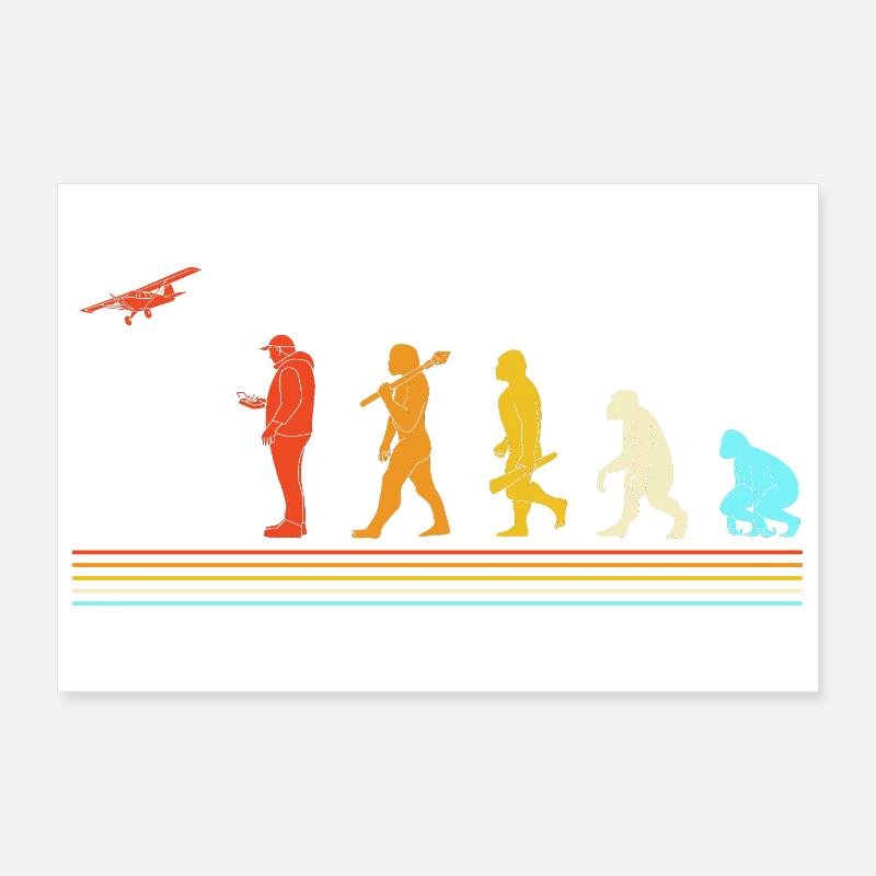 Modellflug Modellflugzeug Poster 30x20 cm