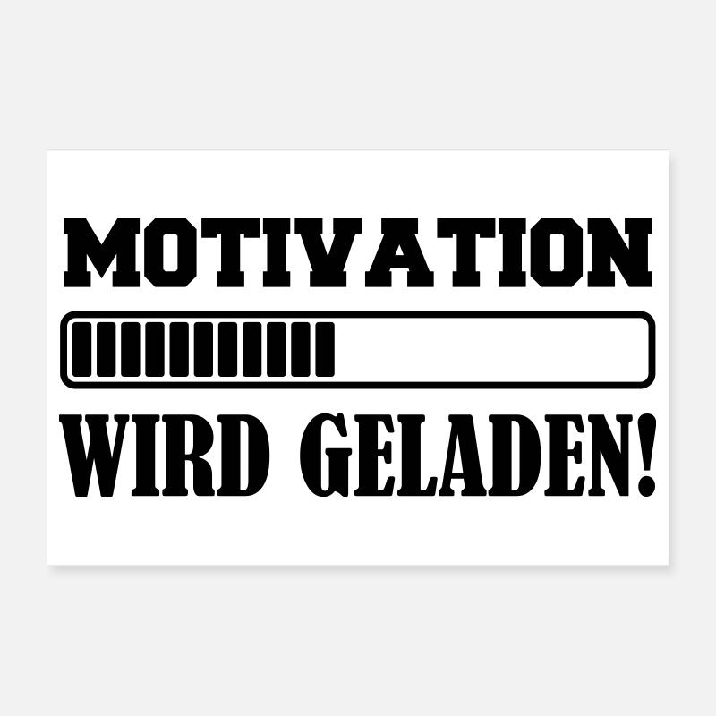 La motivation se met en marche Poster 30 x 20 cm