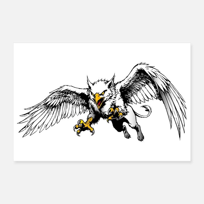 Rostock Griffin Poster 12" x 8" (30x20 cm)