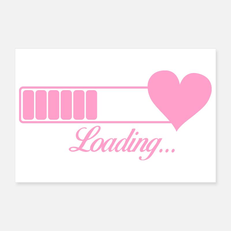 Heart Charging Indicator: Love in Progress Poster 12" x 8" (30x20 cm)